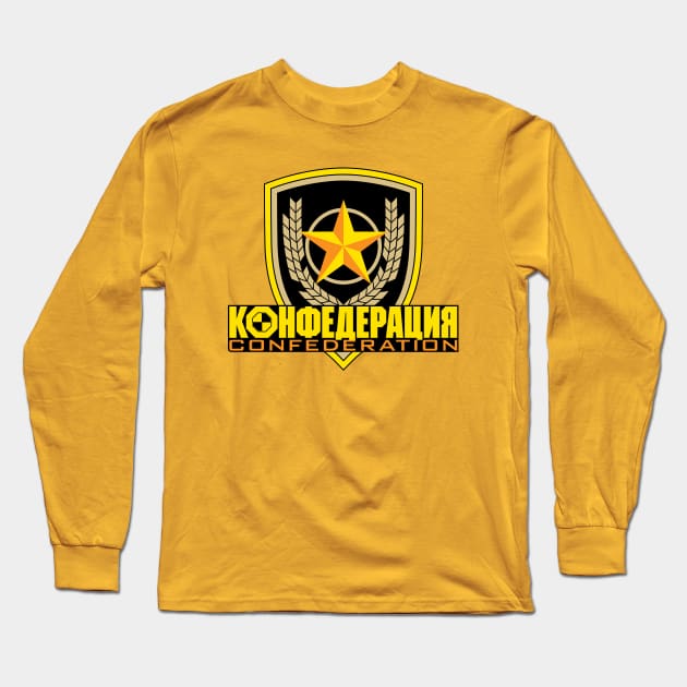 Confederation Combo Mark Long Sleeve T-Shirt by Ekliptik